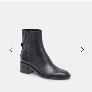 Dolce Vita Linny H2O Boots Black Leather Size 7W